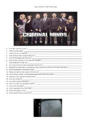 Criminal Minds s10e07 Hashtag - Worksheet