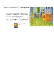 English Worksheet: A Famous Bedroom