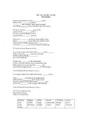 English Worksheet: obla di obla da (Beatles song)