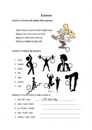 English Worksheet: Exercise