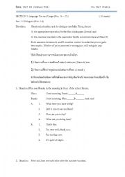 English Worksheet: Grammar