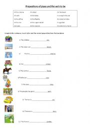 Prepositions of place