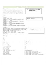 English Worksheet: Song Activity- Pharrel Williams, Mr Probz