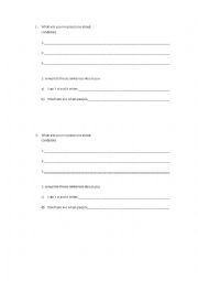 English Worksheet: impressions