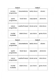 English Worksheet: Entertainment and Television Vocabulary