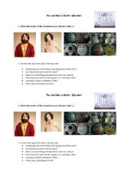 English Worksheet: The Last Man on Earth