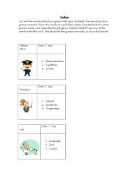 English Worksheet: Tabbo 