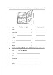 English Worksheet: countable and uncountable nouns (some,any, a,an)