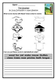 The Gruffalo Worksheets