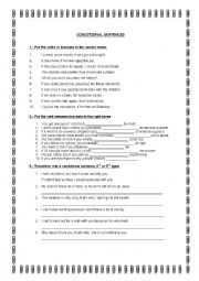 English Worksheet: Conditional Sentences