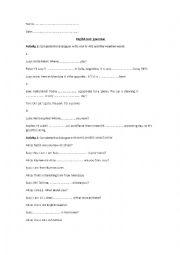 English Worksheet: Basic grammar revision