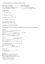 sia - elastic heart worksheet