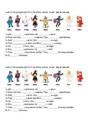 English Worksheet: VERBO TO BE, NEGATIVE AND AFFIRMATIVE SENTENCES