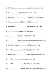 English Worksheet: Present Simple