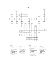 English Worksheet: JOBS