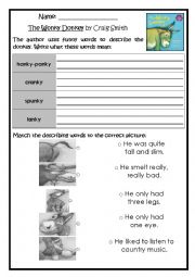 English Worksheet: The Wonky Donkey Worksheets