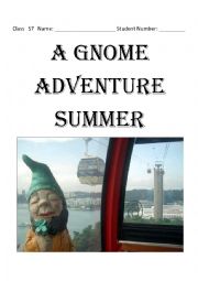 English Worksheet: Summer gnome worksheet project