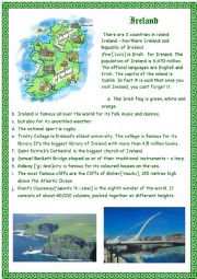 English Worksheet: Ireland