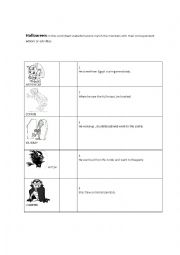 English Worksheet: Monsters