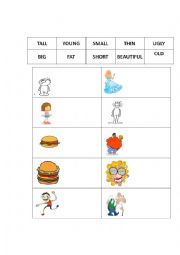 English Worksheet: Comparatives