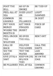 English Worksheet: Sneak a metaphor