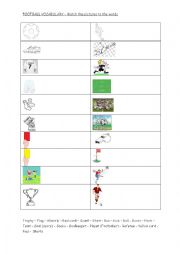 English Worksheet: Football Vocab