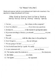 English Worksheet: 