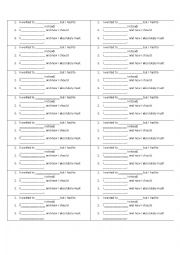 English Worksheet: Must-Have to-Should Cards