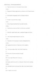 English Worksheet: Conditional Sentences