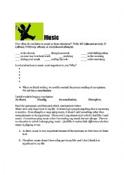 English Worksheet: Writing about Music