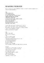 English Worksheet: Love music
