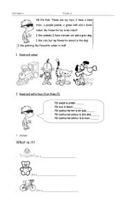 English Worksheet: TOYS REVISION