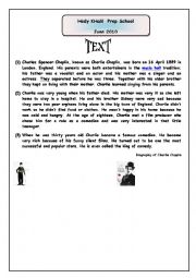 English Worksheet: end of term test N3