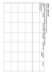 English Worksheet: SURVEY - About You