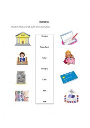 English Worksheet: Banking