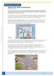 English Worksheet: Swindon Magic Roundabout: CAE reading practice