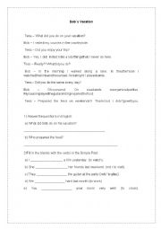 English Worksheet: Reading Comprehension