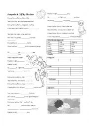 English Worksheet: Ponyo on the cliff by the sea