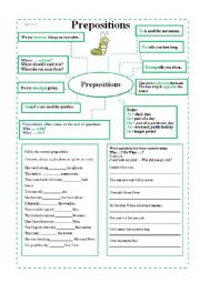 Prepositions special