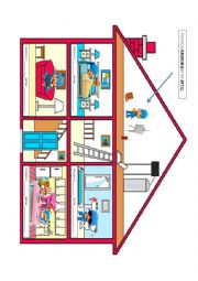 Parts of the house with verbs