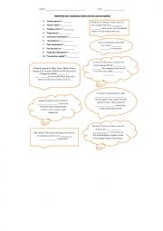 English Worksheet: Places - Matching Activity