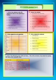 English Worksheet: Comparison