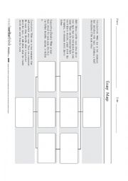 English Worksheet: Sample Essay Mind Map