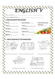 English Worksheet: English Quizz