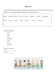 English Worksheet: Oral Activities - part 2