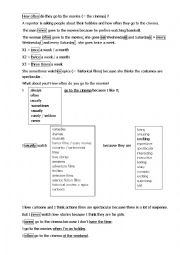 English Worksheet: Talking about habits