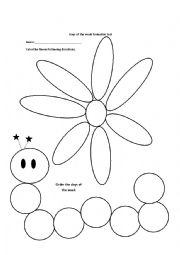 English Worksheet: days of the week