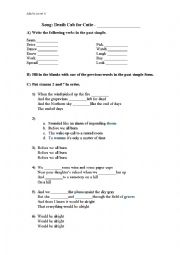 English Worksheet: Death Cab For Cutie - Grapevine fires