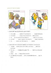 English Worksheet: EXPRESSING DIFFERENCES