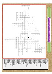 English Worksheet: SYNONYMS CROSSWORD